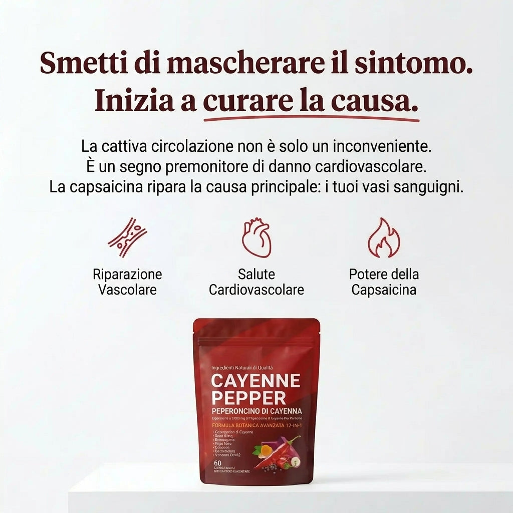 Benova Peperoncino di Cayenna Capsule Molli