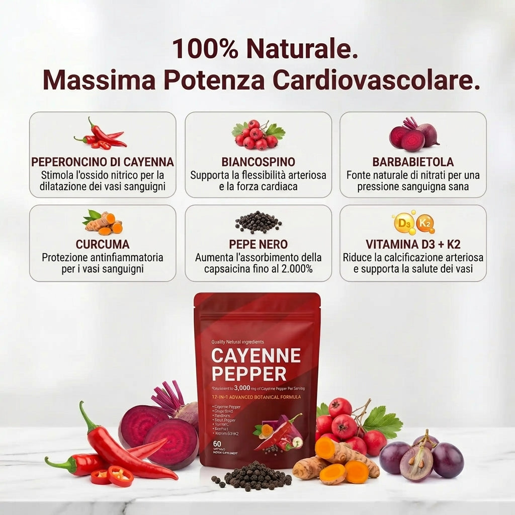 Benova Peperoncino di Cayenna Capsule Molli