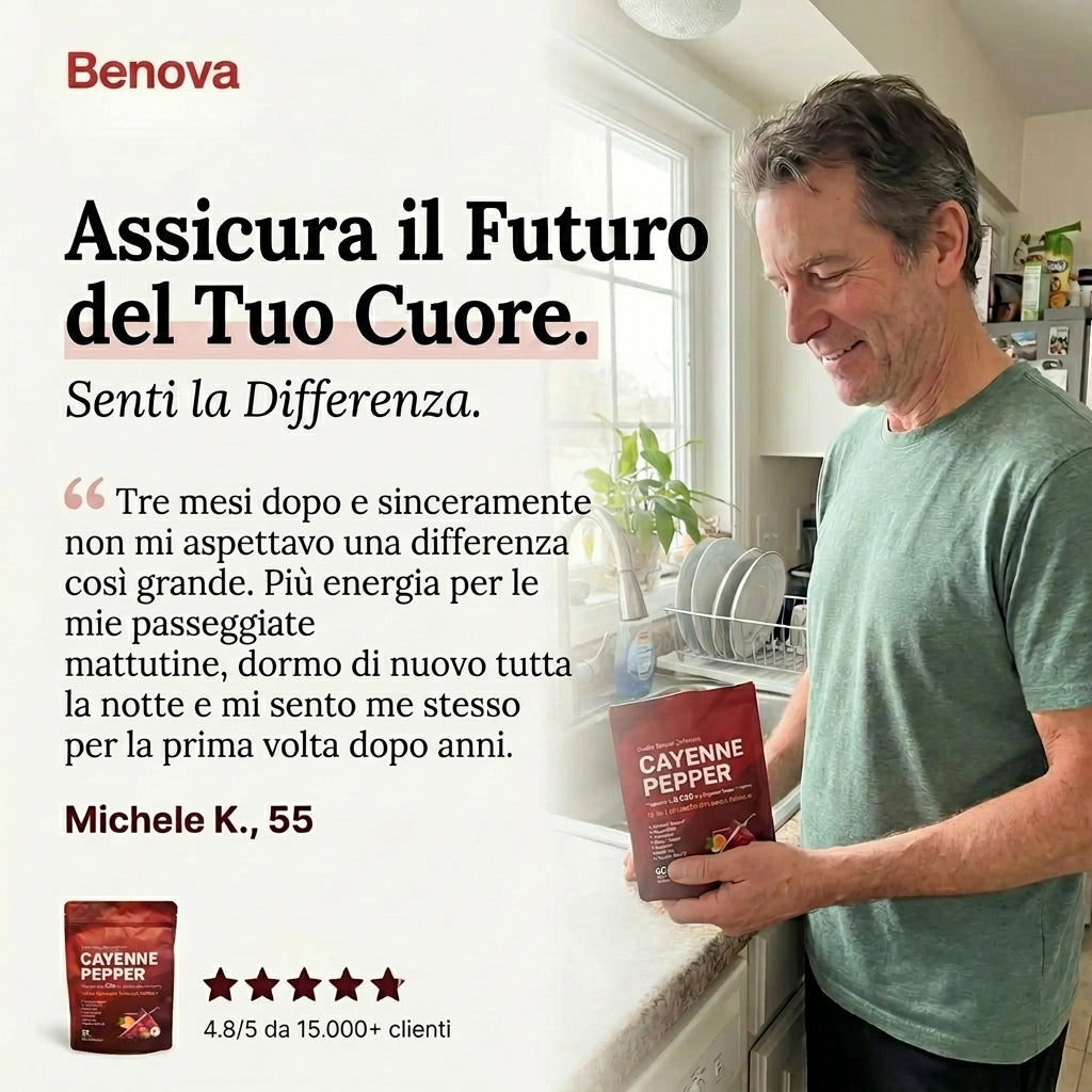 Benova Peperoncino di Cayenna Capsule Molli